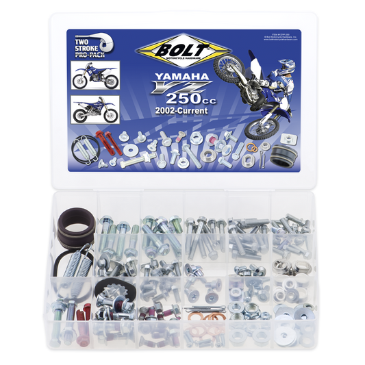 Bolt Motorcycle Hardware Yamaha YZ 250 2002 - 2021 2 Stroke Pro Pack Bolt Kit - motocross4u