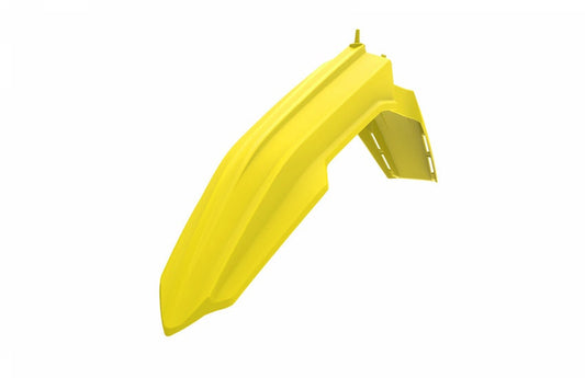 Polisport Suzuki Front Fender RM 125 250 2001 - 2008 RMZ 250 2007 - 2009 RMZ 450 2005 - 07 Restyle, Oem Yellow - motocross4u