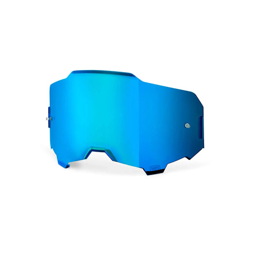 Goggle Shop 100% ARMEGA Mirror Tear off Lens, Blue - motocross4u
