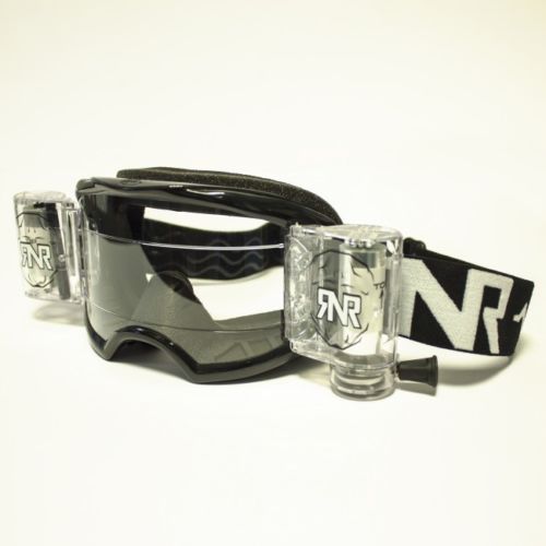 Rip n Roll Colossus WVS Roll Off Goggle, Black - motocross4u