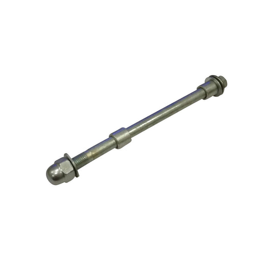 Front Axle With Spacers - To fit Revvi E-250w kids electric bike - motocross4u