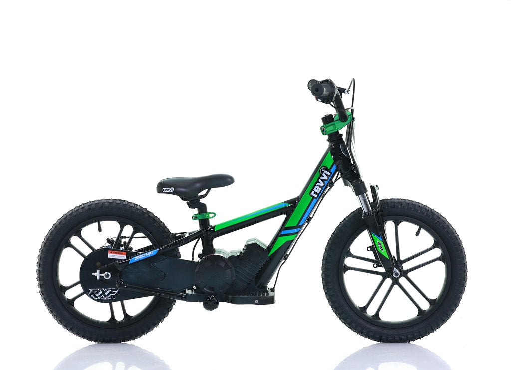 Revvi 16" Plus Electric Balance Bike - Green