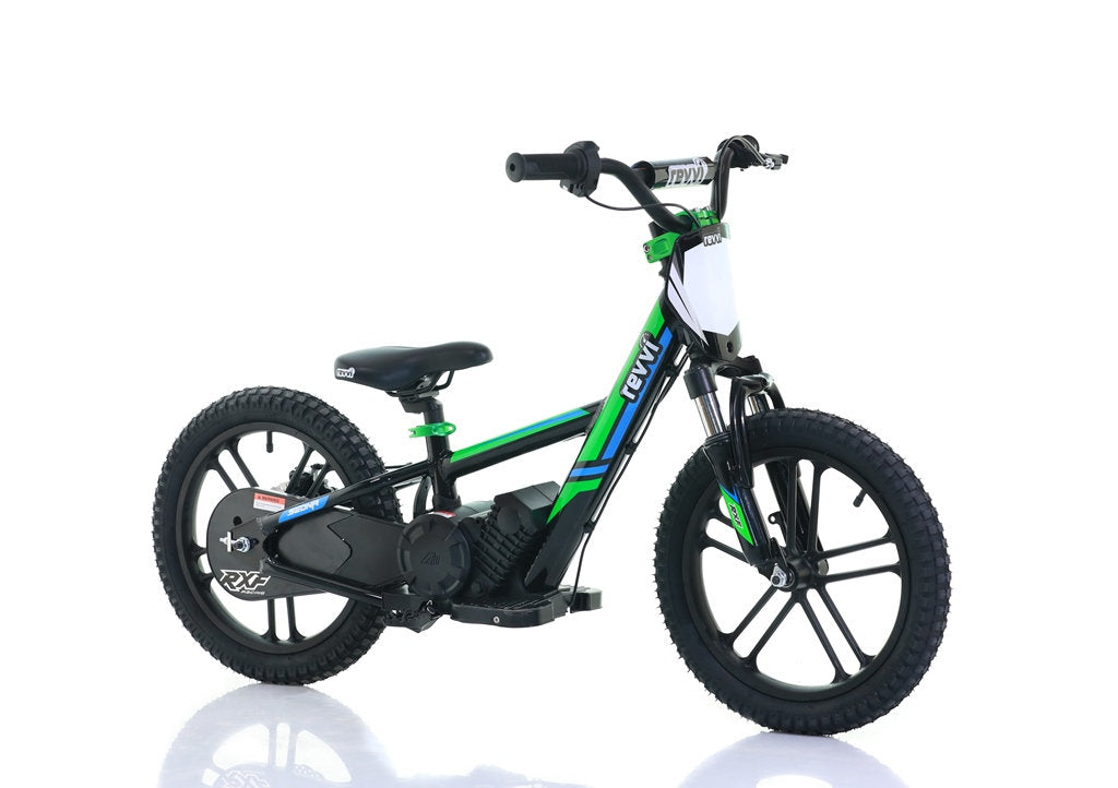Revvi 16" Plus Electric Balance Bike - Green