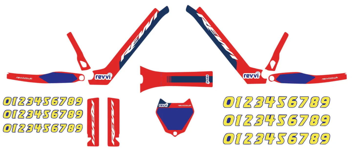 MX Replica Revvi Graphics Kit - To fit Revvi 16" XL Bikes