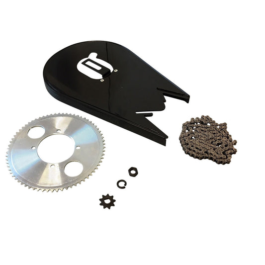 9T-70T Sprocket kit - To fit Revvi 16" electric bikes with a 170w brushed motor - motocross4u