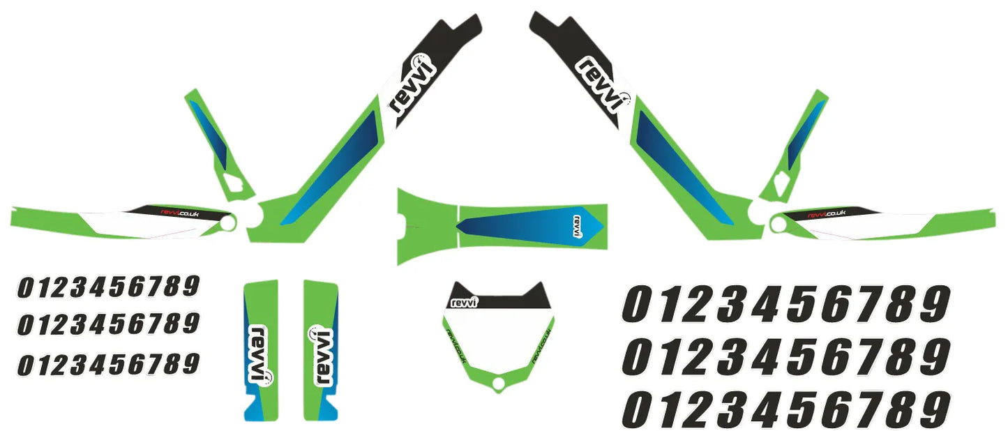 MX Replica Revvi Graphics Kit - To fit Revvi 16" XL Bikes