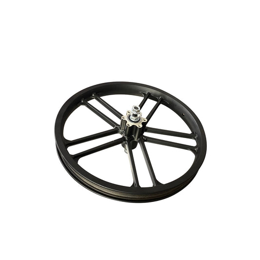 Metal Front wheel with brake mounting holes - To fit Revvi 16" + 16" Plus bikes - motocross4u