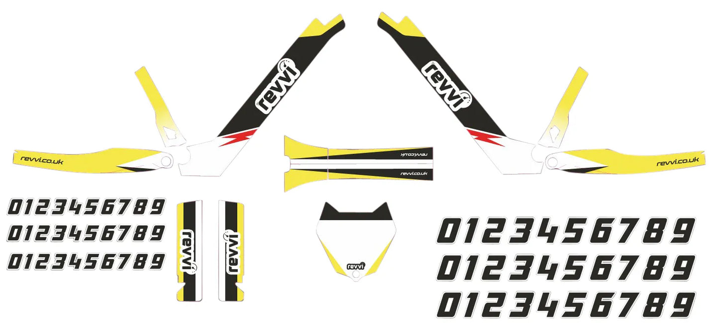 MX Replica Revvi Graphics Kit - To fit Revvi 16" XL Bikes