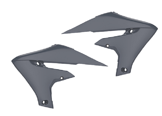Polisport Yamaha Radiator Scoops YZF 250 2019 - 2023 YZF 450 2018 - 2022 WRF 250 YZ 250 FX 2020 - 23 WRF 450 YZ 450 FX 19 - 23, Nardo Grey - motocross4u