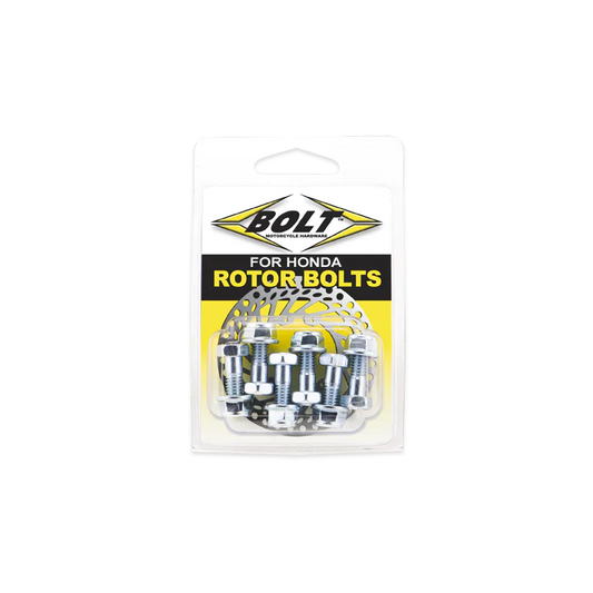 Bolt Motorcycle Hardware Honda Rotor Disc Bolt Kit CR CRF 125 - 450 1995 - 2023 - motocross4u