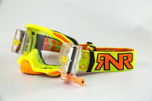 Rip n Roll Platinum WVS Goggles, Neon Yellow - motocross4u