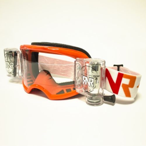 Rip n Roll Colossus WVS Roll Off Goggle, Orange - motocross4u