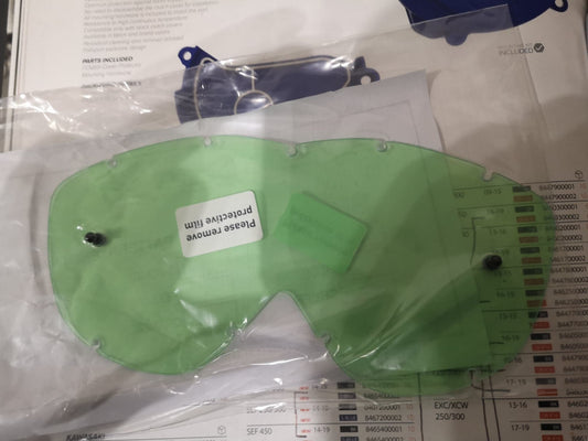 Rip n Roll Spy Alloy Tear Off Lens, Blue - motocross4u