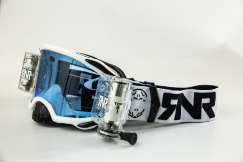 Rip n Roll Platinum WVS Goggles, White - motocross4u