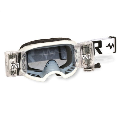 Rip n Roll Colossus WVS Roll Off Goggle, White - motocross4u