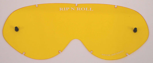 Rip n Roll Hybrid Tear Off Lens, Yellow - motocross4u