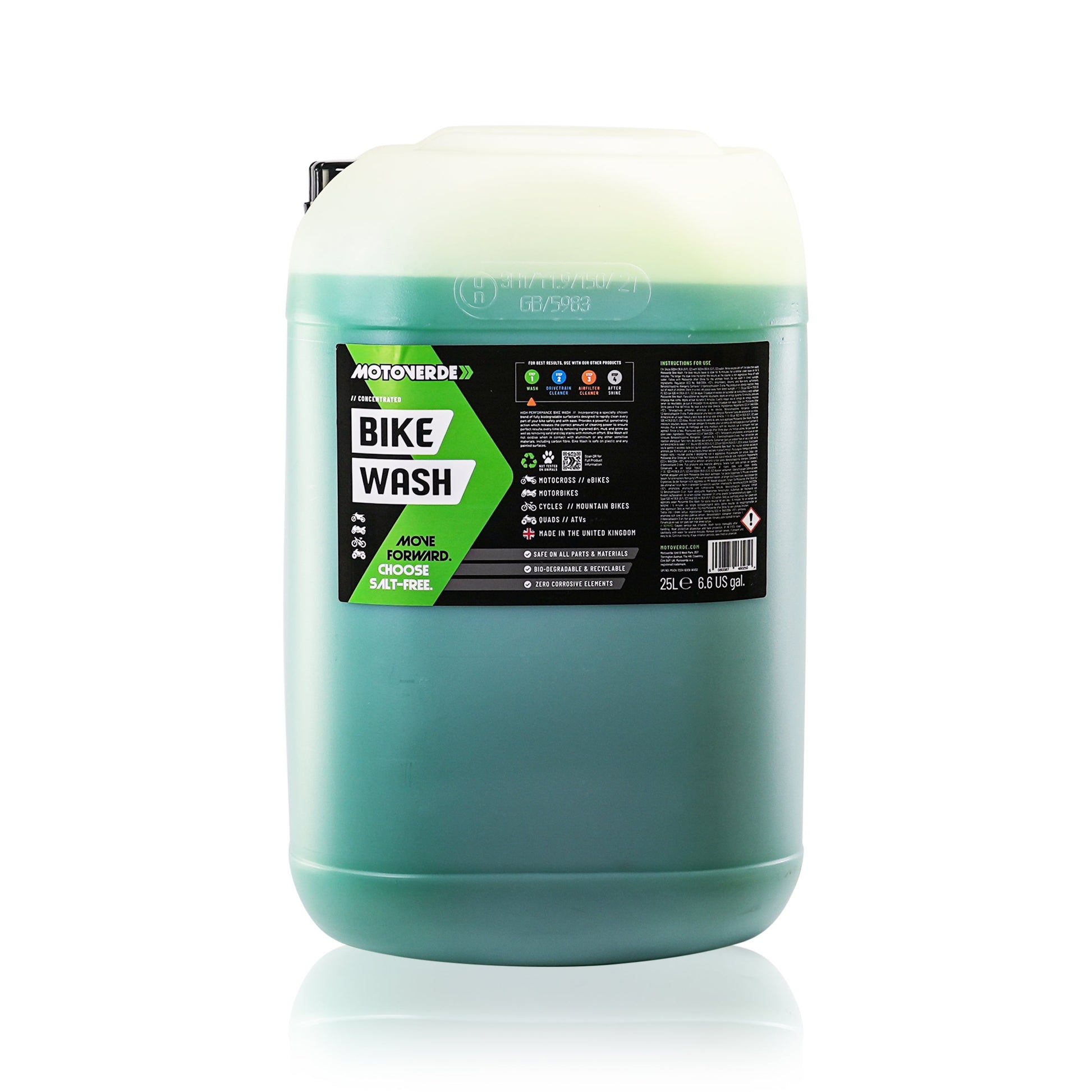 Motoverde Bike Wash Concentrated, 25 Litre