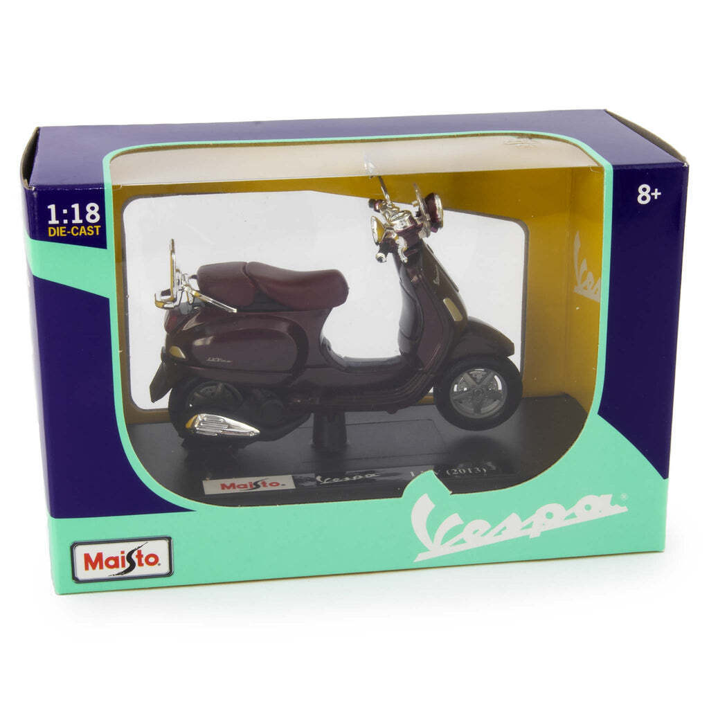 Maisto Toys 1:18 Vespa LXV (2013) Red - motocross4u